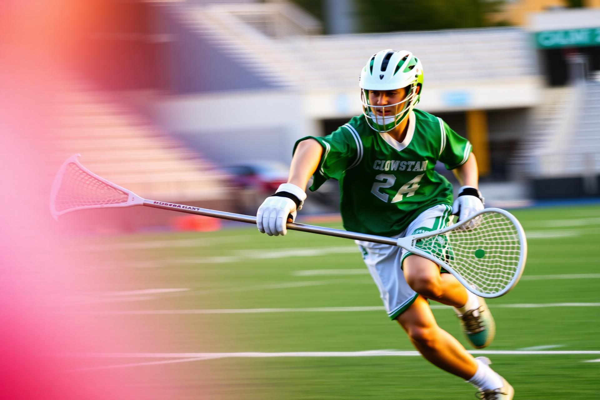 Trinity Hillers lacrosse player